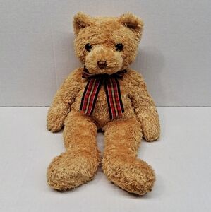 VTG 2002 Ty Classics Collection Bojangles the Bear with Red Plaid Bow 13" Plush